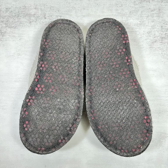 Haflinger Music Notes Felt Sole Indoor Wool Slippers - Women's Size 36 EU / 5 US - Picture 8 of 9